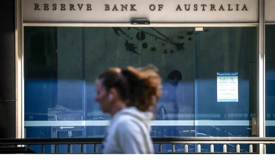 Gedung Reserve Bank of Australia (RBA) di Sydney, Australia pada 6 September 2021. (FOTO: David Gray / Bloomberg / Getty Images)