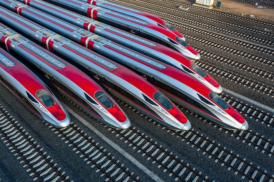 Ilustrasi kereta cepat. (Foto: KCIC)