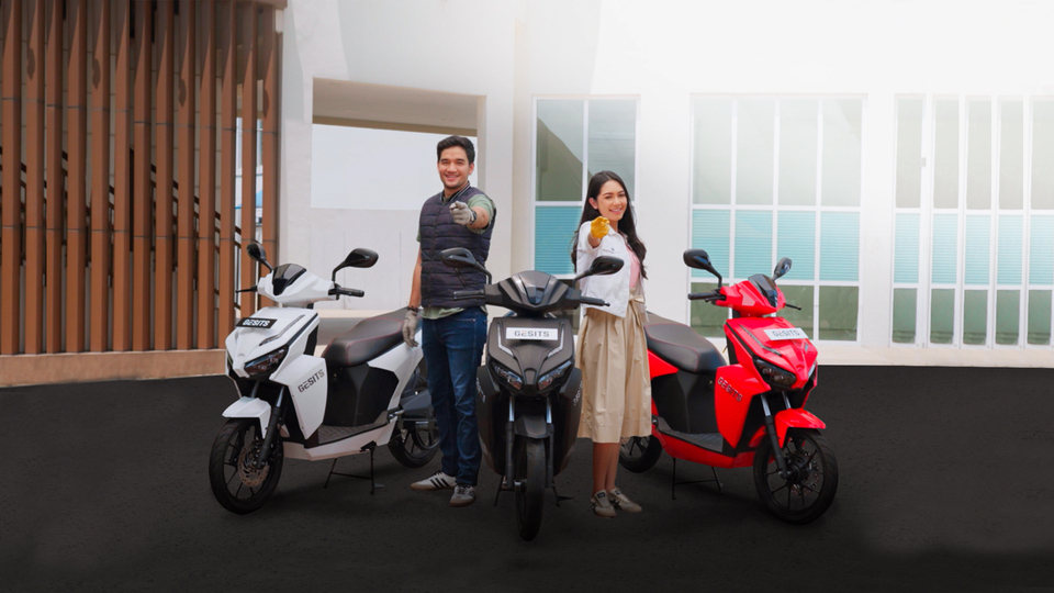 Motor listrik Gesits garapan Grup Wijaya Karya (WIKA). (Gesits)