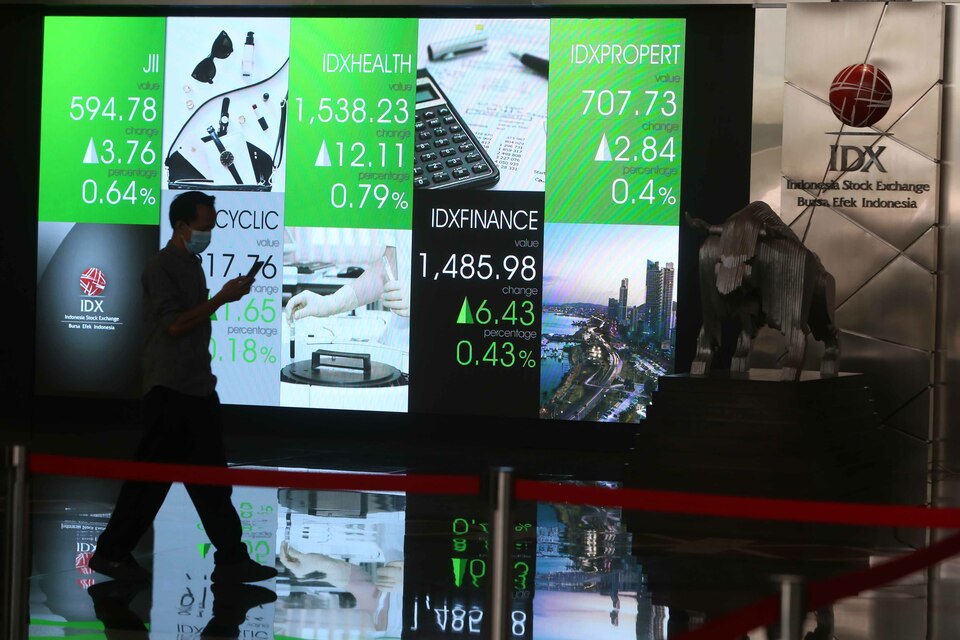 Bursa Efek Indonesia (BEI) di Jakarta. (BeritaSatu Photo/Mohammad Defrizal) 