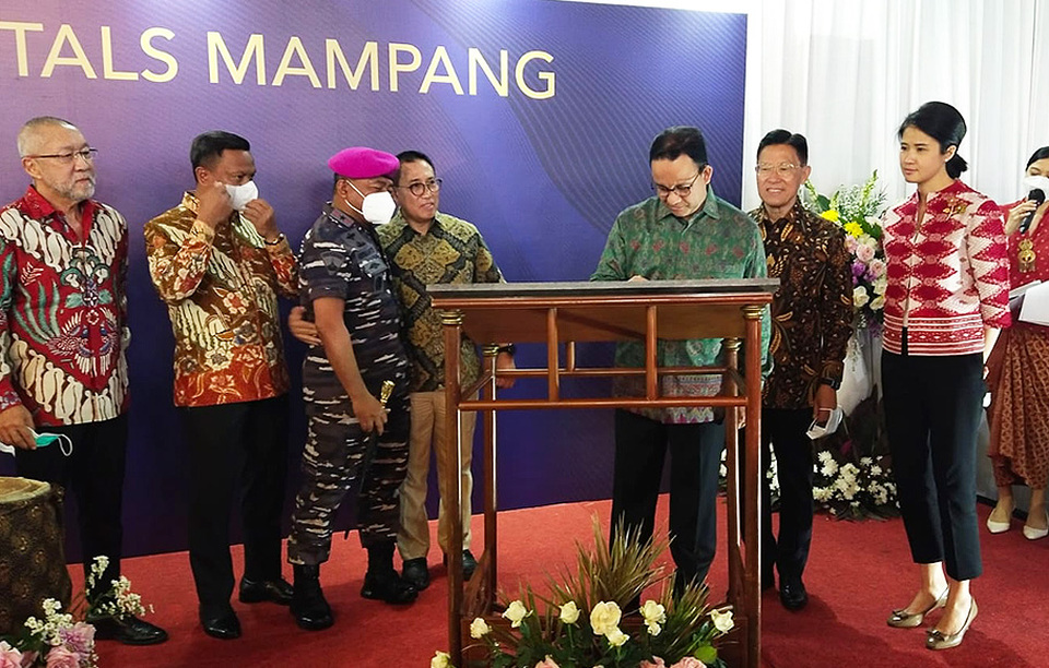 Relaunching RS Siloam Mampang, Jakarta Selatan, Jumat 16 September 2022.