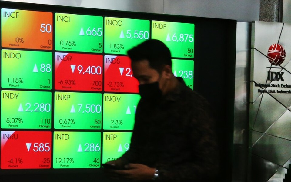 pergerakan IHSG, Beritasatu Photo/Uthan AR