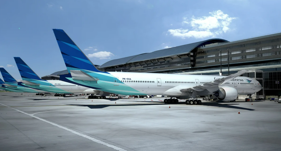 Pesawat Garuda Indonesia (GIAA). (Perseroan)