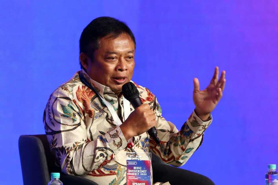 Direktur Utama Telkom Indonesia Ririek Adriansyah. BeritaSatu Photo/Mohammad Defrizal