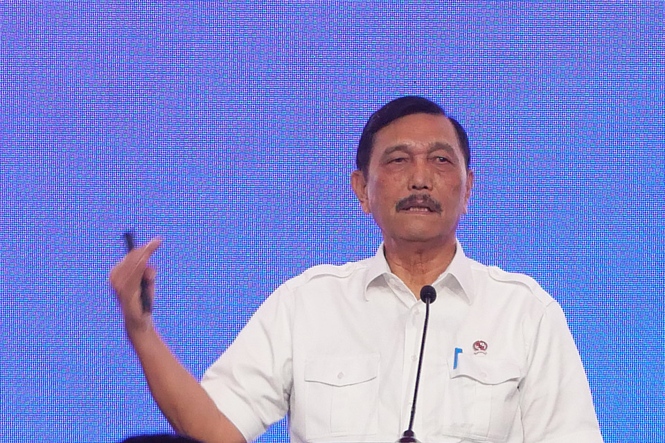 Menteri Koordinator Bidang Kemaritiman Luhut Binsar Pandjaitan .