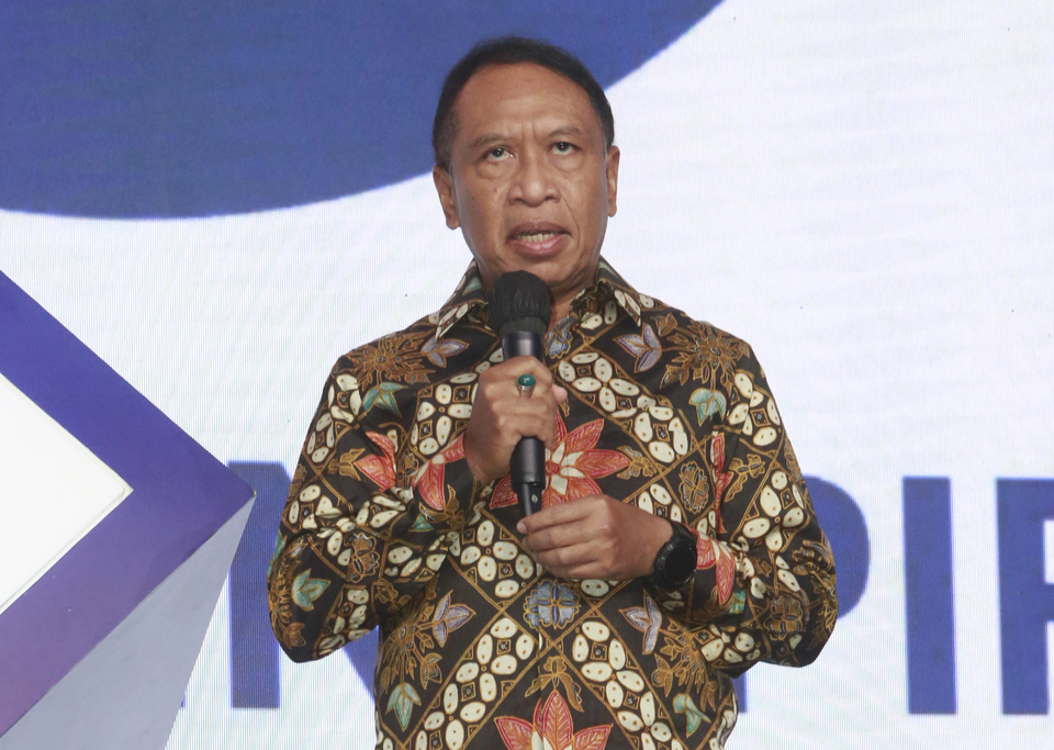 Menpora Zainudin Amali. FOTO: B Universe Photo/UTHAN A RACHIM