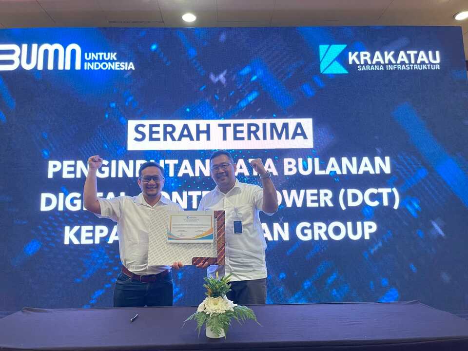PT Krakatau Sarana Infrastruktur (KSI) Group terus melakukan transformasi dan digitalisasi bisnis dengan meluncurkan digital control tower (DCT). 