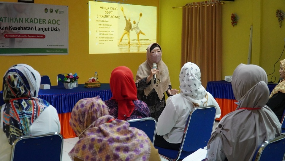 Kementerian Kesehatan dan LKC-DD Sumsel  Wujudkan Lansia SMART dan Berdaya Guna.