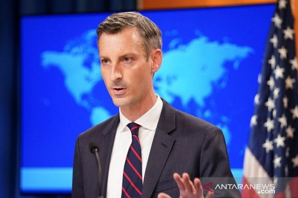 Juru bicara Departemen Luar Negeri Amerika Serikat Ned Price. (Foto: ANTARA/Reuters/as)
