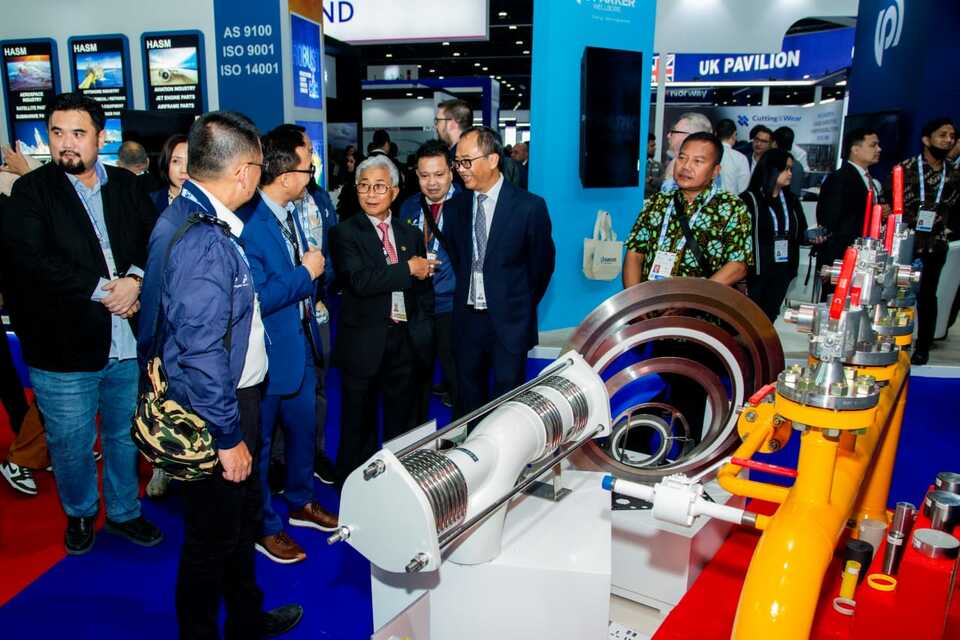 Kepala SKK Migas, Dwi Soetjipto di ajang  ADIPEC 2022 di Abu Dhabi, Uni Emirat Arab. 