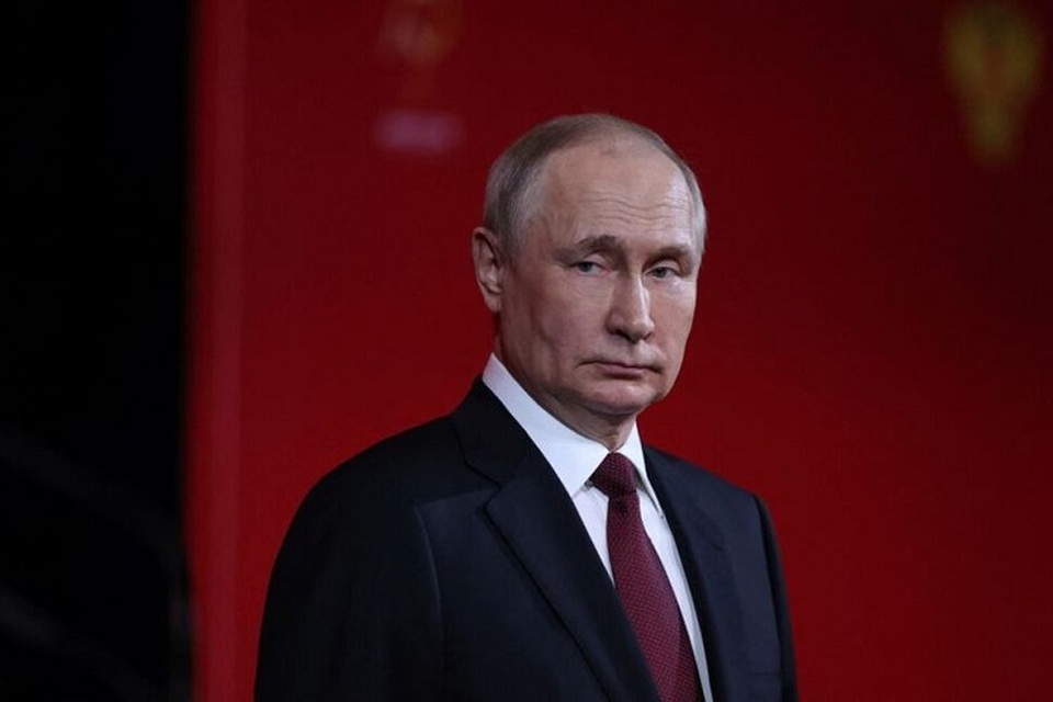Presiden Rusia Vladimir Putin menghadiri upacara untuk menandai peringatan 75 tahun Badan Medis-Biologi Federal di Moskow, Rusia pada 9 November 2022. (Foto: Sputnik/Sergey Bobylev/Pool via REUTERS)