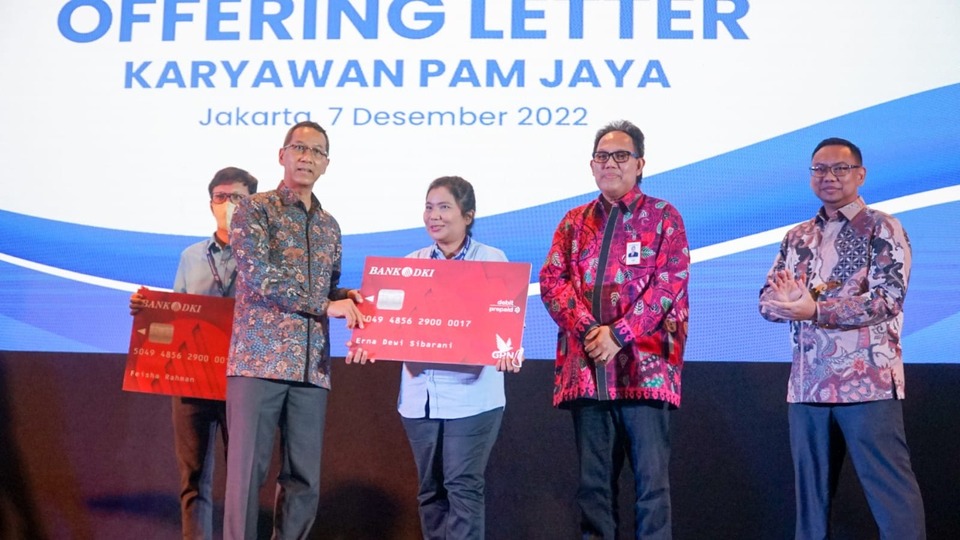 Bank DKI Layani Pembayaran Gaji Karyawan Baru PAM Jaya