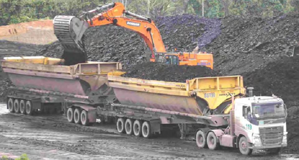 Aktivitas pertambangan batu bara Bayan Resources. (Foto: Perseroan)