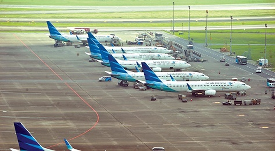 Armada Garuda Indonesia. Foto ilustrasi: DEFRIZAL