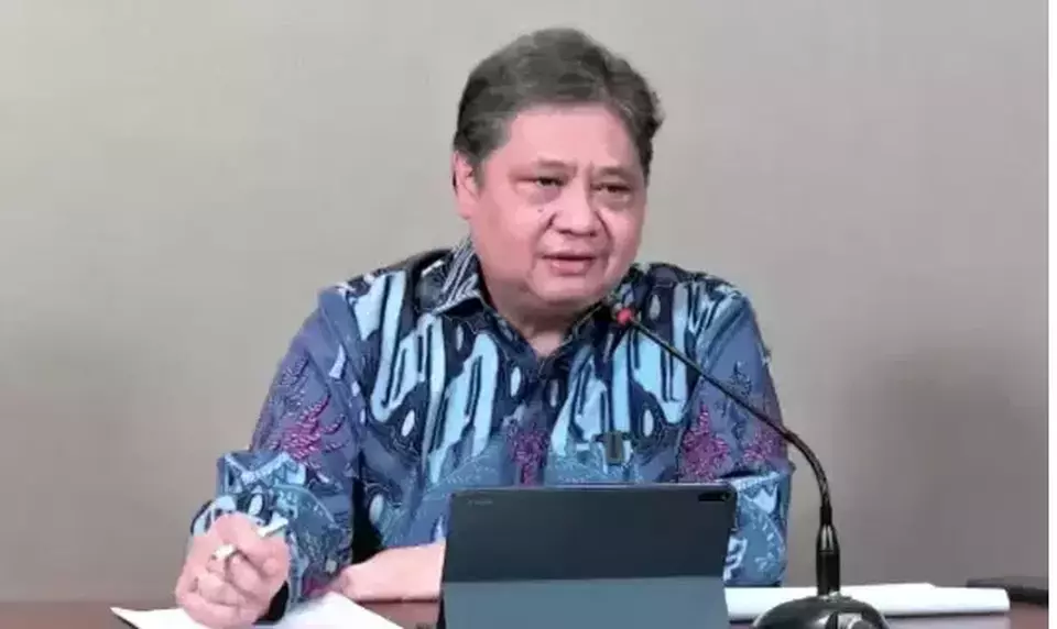 Menteri Koordinator Bidang Perekonomian Airlangga Hartarto. (B-Universe Photo/Arnoldus Kristianus)