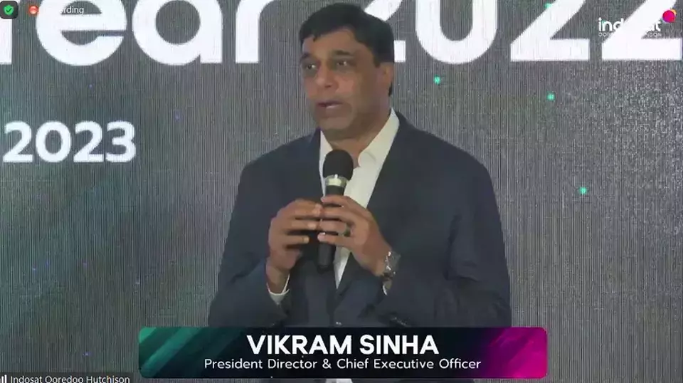 President Director and CEO Indosat Ooredoo Hutchison, Vikram Sinha. (Ist)