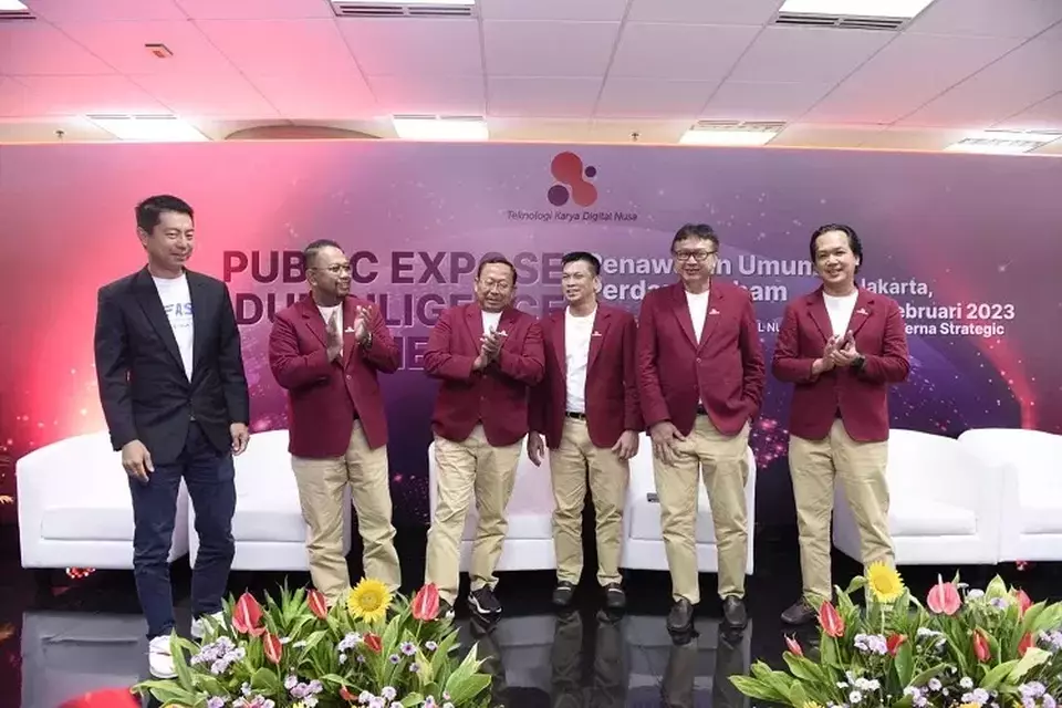 PT Teknologi Karya Digital Nusa Tbk (TRON) akan melakukan penawaran umum perdana (IPO) sebanyak-banyaknya 750 juta saham. (Ist)