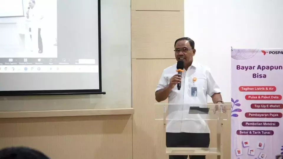 Direktur Bisnis Jasa Keuangan PT Pos Indonesia, Haris.