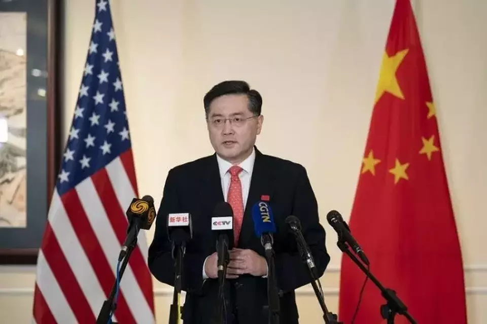 Menteri Luar Negeri Tiongkok Qin Gang. (Foto: Xinhua/Liu Jie)