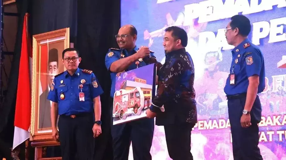 Menyongsong peringatan HUT ke-104 Pemadam Kebakaran dan Penyelamatan, Kementerian Dalam Negeri menggelar Rakornas Satdamkar dengan tema Pemadam Kebakaran dan Penyelamatan Tangguh, Rakyat Tumbuh, Indonesia Maju di Jakarta. (Ist)