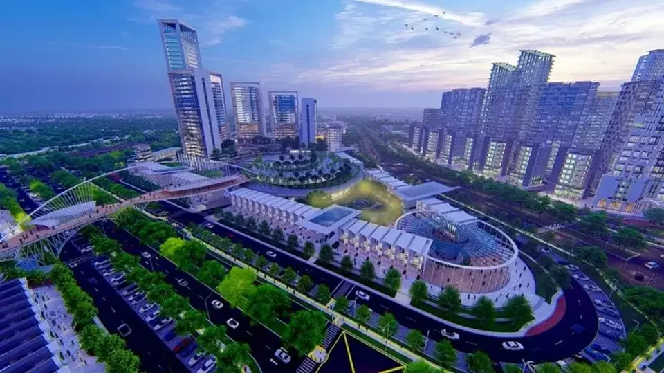 Ilustrasi Cibinong New City. (Sumber: Sapta Group) 