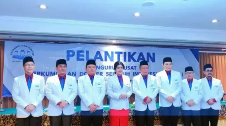 Para dokter yang tergabung dalam Perkumpulan Dokter Seluruh Indonesia (PDSI). (Beritasatu)