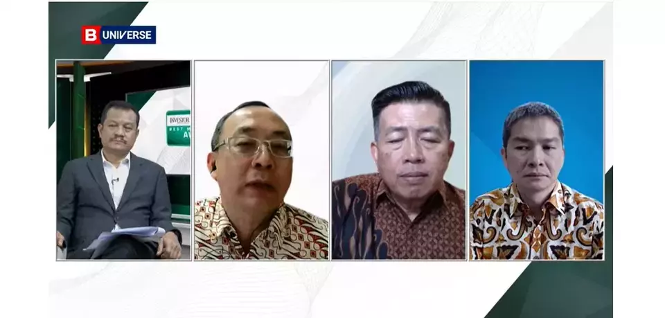 Diskusi Panel Best Mutual Fund 2023 yang digelar Majalah Investor dengan nara sumber yaitu, CEO PT Trimegah Asset Management Antony Dirga, Pengamat Pasar Modal Fendi Susiyanto dan Direktur PT Infovesta Utama Parto Kawito. Diskusi dipandu oleh Pemimpin Redaksi Investor Daily Primus Dorimulu, Senin (27/3/2023).