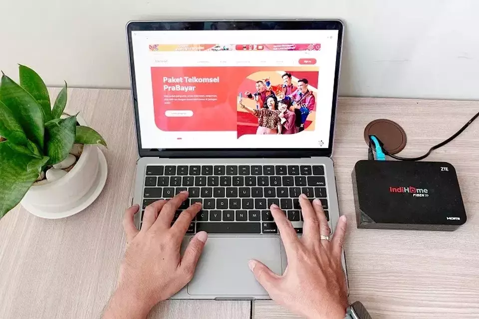 Telkom akan spin-off IndiHome kepada Telkomsel. (Foto ilustrasi: Perseroan)