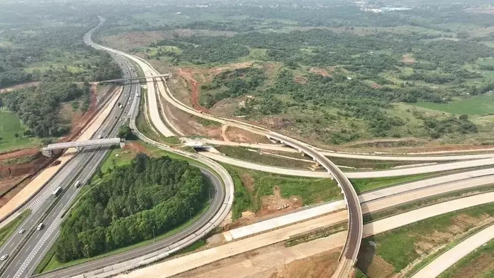 Jalur fungsional Tol Japek II Selatan. (Foto: Jasa Marga)