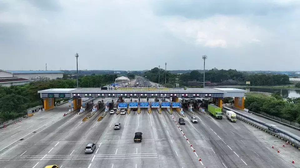 Gerbang Tol Cikampek Utama. (Foto: Jasa Marga)