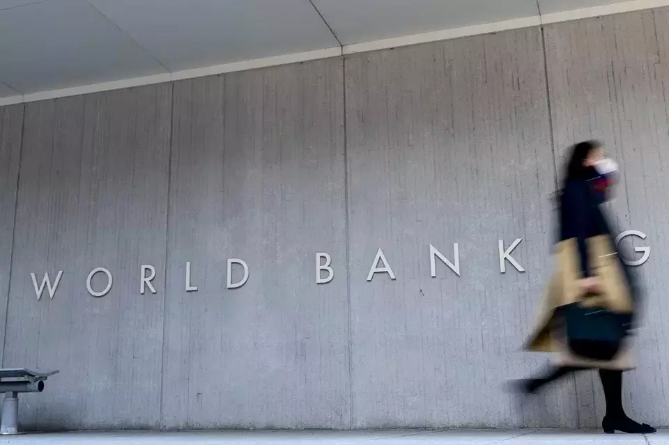 Gedung Bank Dunia di Washington, Amerika Serikat (AS) pada 5 April 2021. (Foto: AP/Andrew Harnik, File)