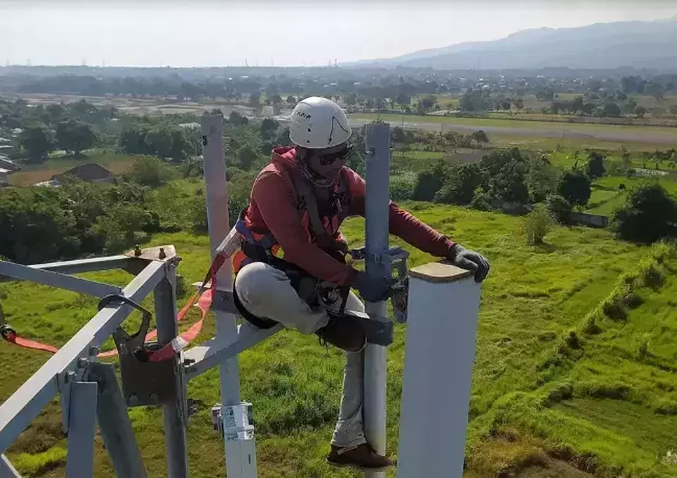 BTS PT XL Axiata Tbk di Lombok, NTB (Foto: Dok. Humas)
