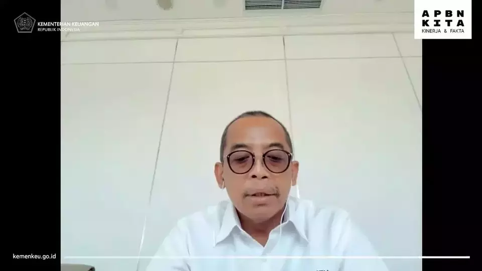 Dirjen Pajak Suryo Utomo dalam dalam konferensi pers APBN Kinerja dan Fakta (KITA) Juni 2023 yang berlangsung secara virtual pada Senin (26/6/2023). (Investor Daily/Arnoldus Kristianus