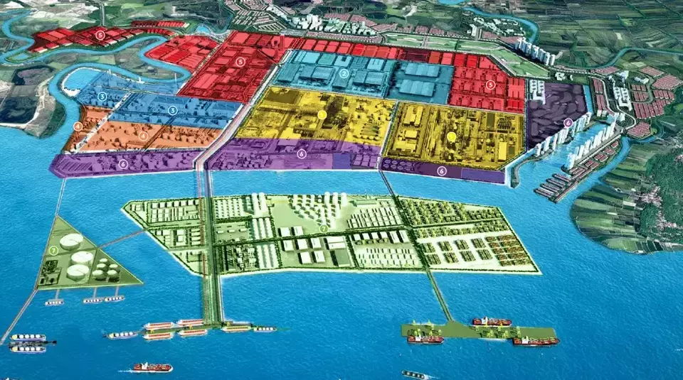 Masterplan Java Integrated Industrial and Ports Estate (JIIPE), kawasan industri milik PT AKR Corporindo Tbk (AKRA). (Foto: AKR)