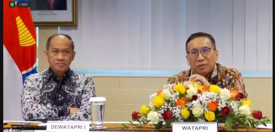 Wakil Tetap RI untuk PBB dan organisasi internasional di Jenewa Febrian Ruddyard 