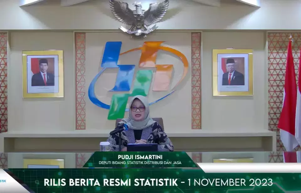 Deputi Bidang Statistik dan Jasa BPS Pudji Ismartini