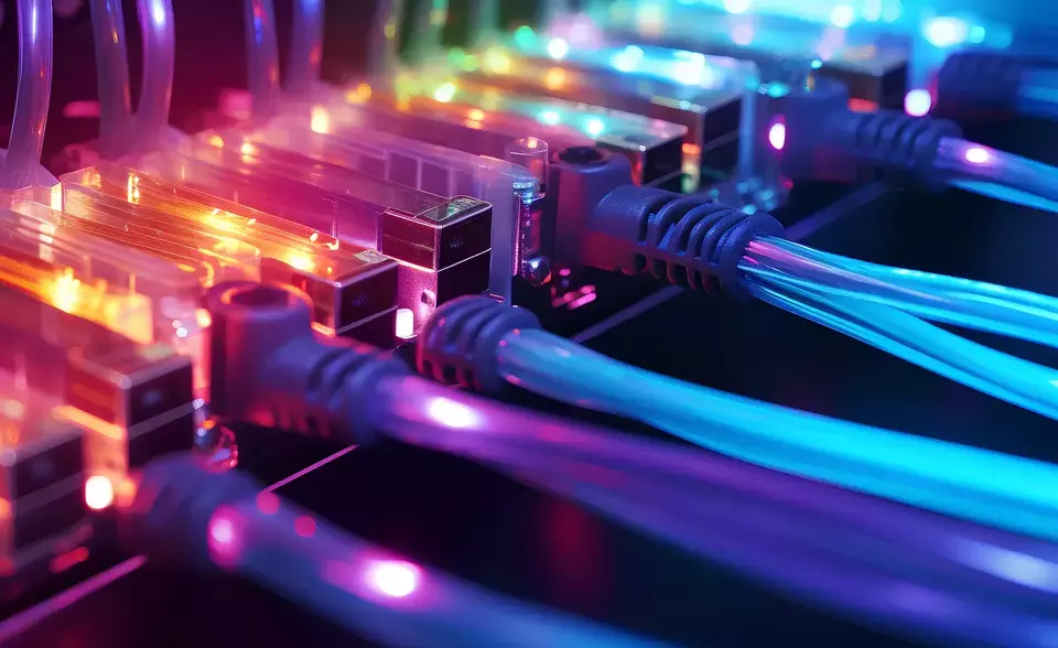 Ilustrasi fiber optik. (Image by IntelligentVisualDesing from Pixabay)