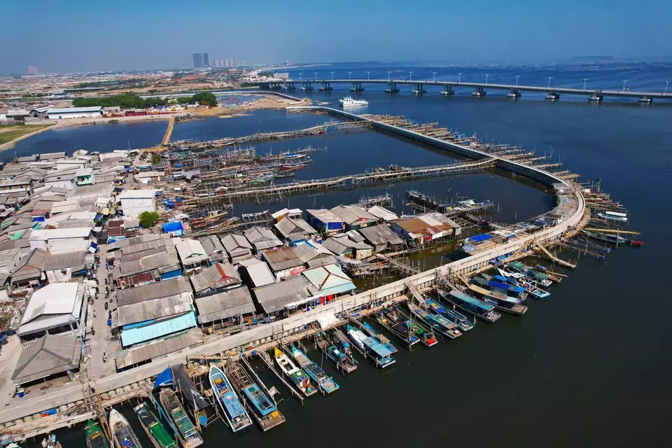 Wijaya Karya menggarap proyek tanggul sebagai bagian dari PSN National Capital Integrated Coastal Development (NCICD) di Jakarta. Ilustrasi: Dok/WIKA