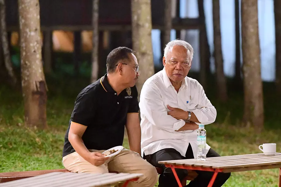 Suasana malam di Ibu Kota Nusantara (IKN), Kamis (29/2/2024). (Biro Pers Sekretariat Presiden/Muchlis Jr)