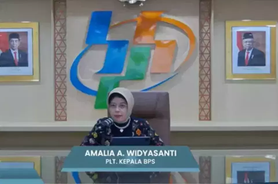 PLT Kepala Badan Pusat Statistik Amalia Adininggar Widyasanti
