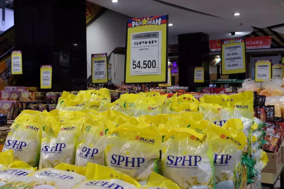 Beras SPHP di Retail Modern (Foto : Istimewa)