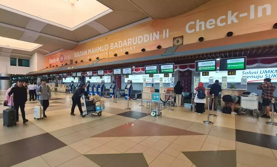 Bandara Sultan Mahmud Badaruddin II, Palembang.