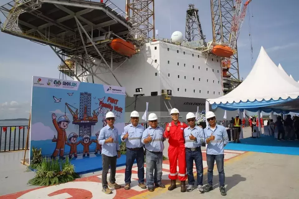 Interport Business Park (IBP) Balikpapan mendukung pengecekan rig milik China Oilfield Services Limited (COSL).(ist)