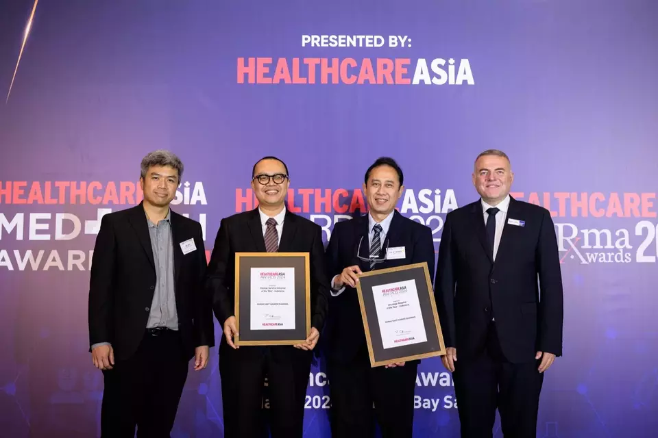 Penghargaan yang diterima Rumah Sakit Kanker Dharmais di ajang Healthcare Asia Awards 2024 