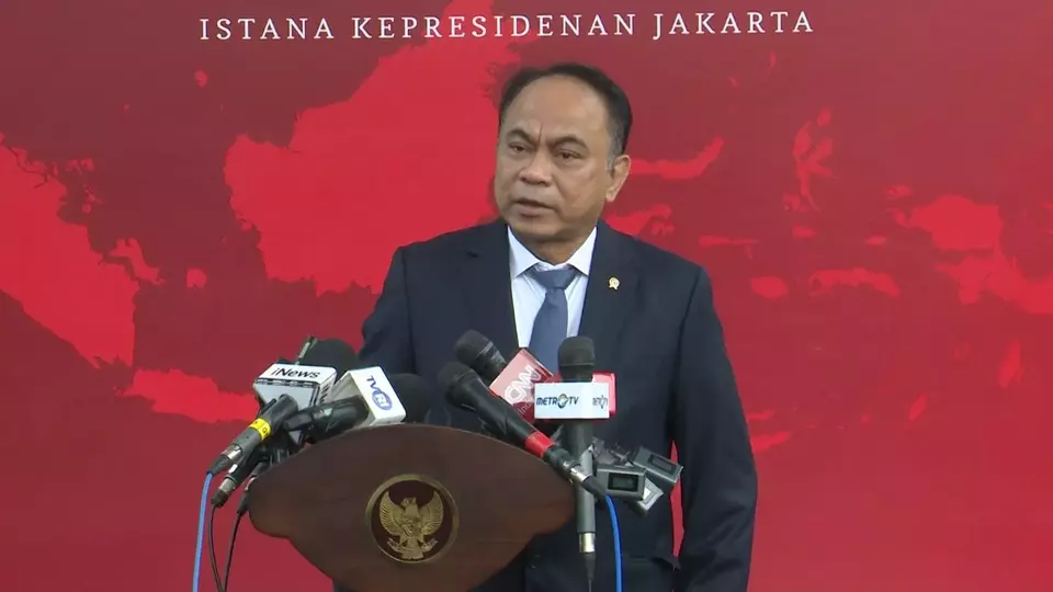 Menteri Komunikasi dan Informatika (Menkominfo) Budi Arie Setiadi di Istana Negara, Jakarta, Selasa, (30/4/2024). (Biro Pers Sekretariat Presiden)
