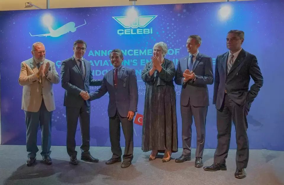 Celebi Aviation, perusahaaan swasta penyedia layanan ground handling, kargo & gudang, dan penerbangan umum asal Turki resmi memasuki pasar Indonesia. (Istimewa)