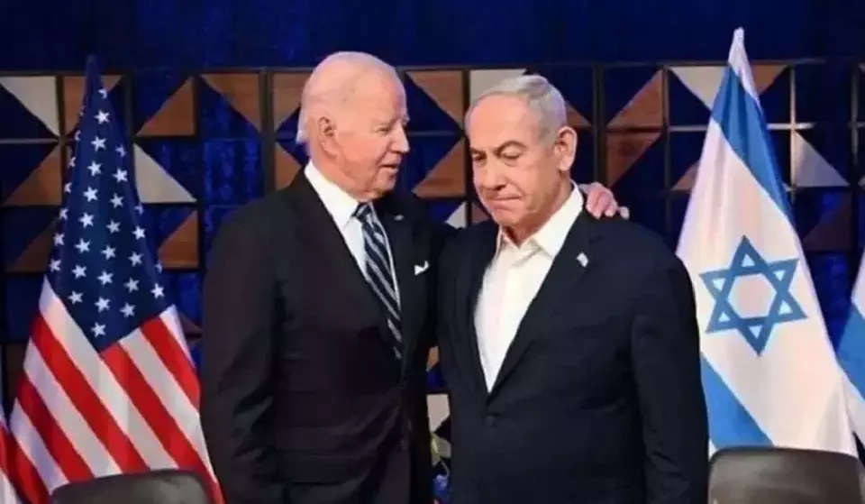 Presiden Amerika Serikat Joe Biden (kiri) dan Perdana Menteri Israel Benjamin Netanyahu (kanan). (Foto: ANTARA/Anadolu/a)