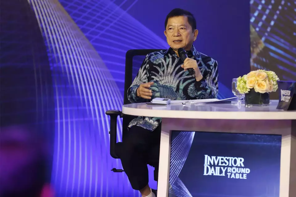 nvestor Daily Round Table
Menteri Perencanaan Pembangunan Nasional/Kepala Bappenas Suharso Monoarfa, menjadi pembicara saat Investor Daily Round Table, Jakarta, Selasa (13/8/2024).