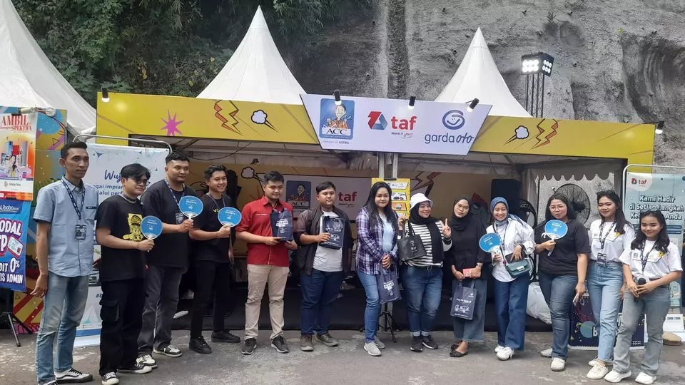 Booth Garda Oto di BTV Semesta Berpesta Malang pada Sabtu, 10 Agustus 2024.