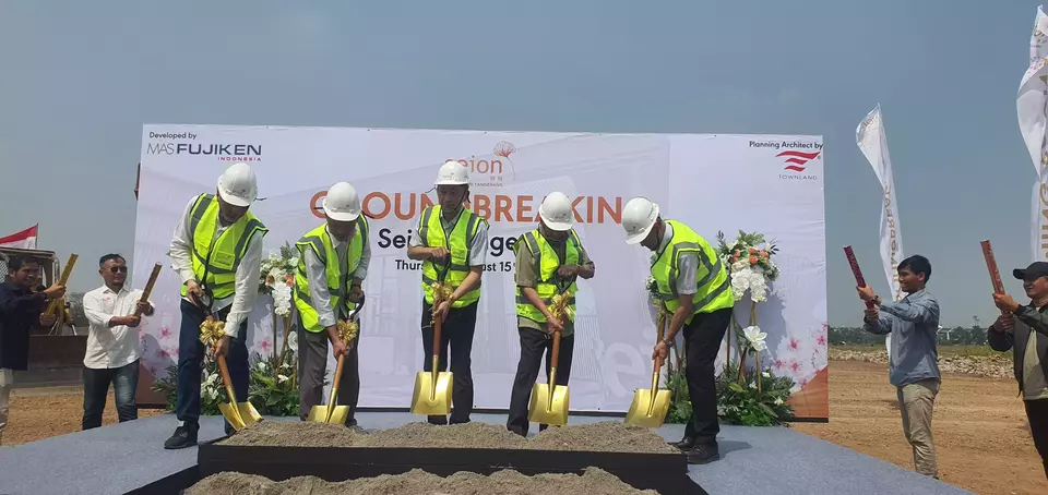 PT Mas Fujiken Indonesia menggarap proyek rumah tapak Seion Tangerang, Banten di atas lahan seluas 5,5 hektare